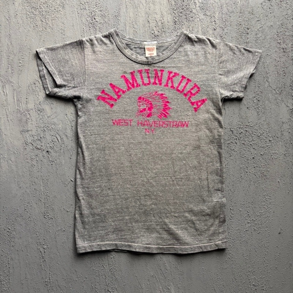 Denim Dungaree T Shirt Large 150CM Grey Namunkura West Haverstraw Japan Baby Tee